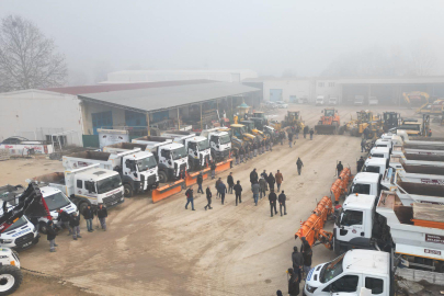 İnegöl Belediyesi Kar Yağışına Hazır