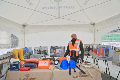 Kayseri Talas'ta deprem farkındalığı